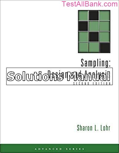 Read Sampling Design And Analysis Solution Manual 