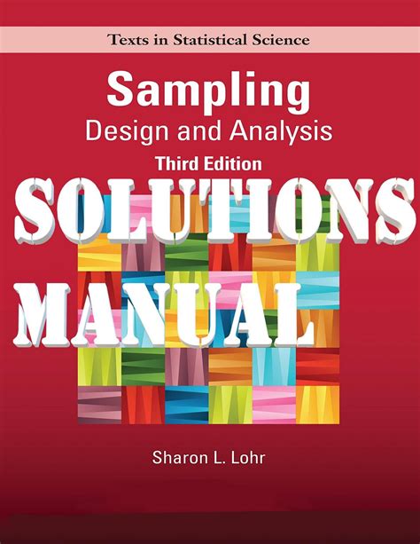 Read Online Sampling Design And Analysis Solution Manual 