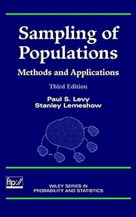Download Sampling Of Populations Methods And Applications Wiley Series In Survey Methodology 