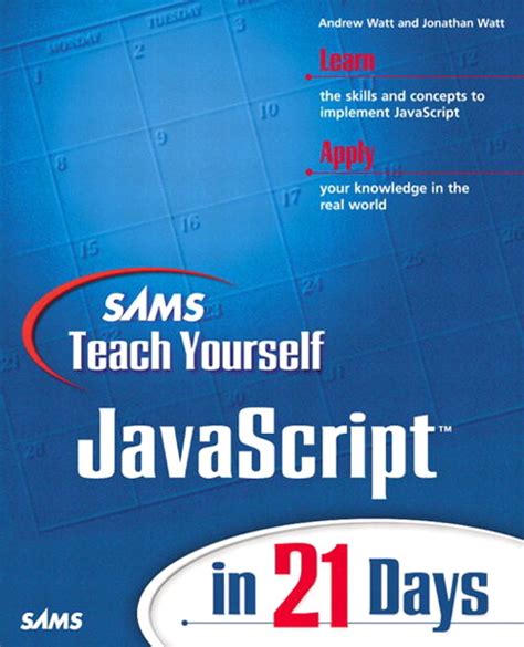 Sams Teach Yourself Javascript In 24 Hours