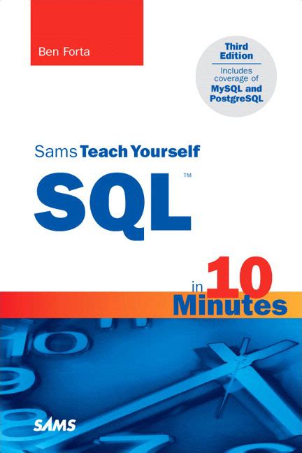 Read Online Sams Teach Yourself Sql In 10 Minutes 3Rd Edition Pdf 