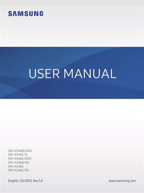 Samsung Code Manual User Guide