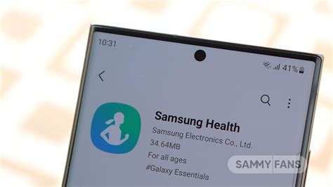 samsung health problem