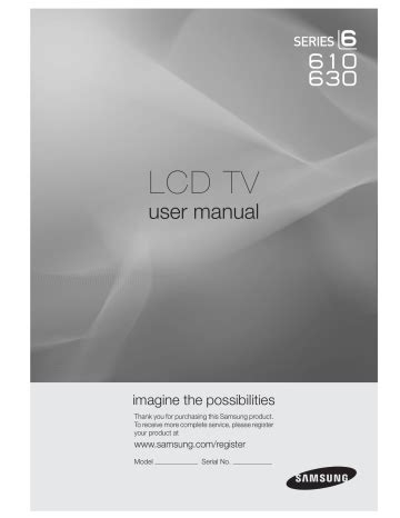 Samsung Ln40d630 User Manual Manualsbase Com Samsung Ln40d630 Manual Pdf - Samsung Ln40d630 Manual Pdf