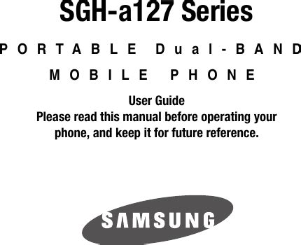 Download Samsung A127 User Guide 