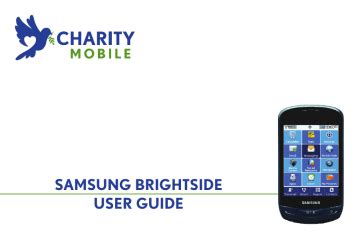 Read Samsung Brightside User Guide 