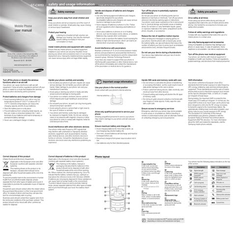Full Download Samsung C3053 Mobile Phone Manual Mystimore 