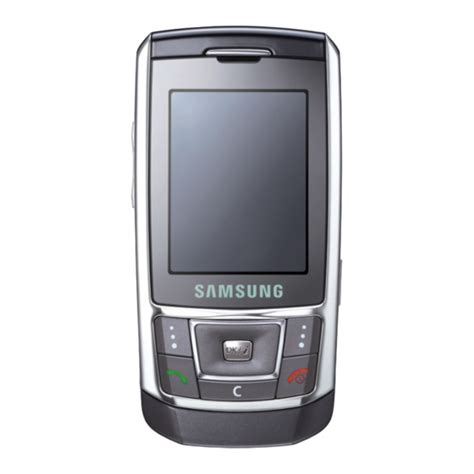 Download Samsung D900I User Guide 