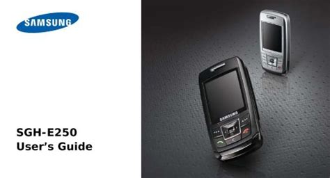Read Online Samsung E250 User Guide 