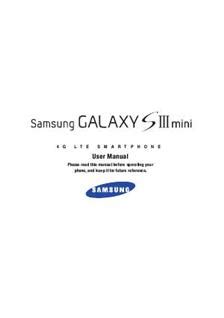 Read Online Samsung Galaxy S3 Mini Manual Free Download 