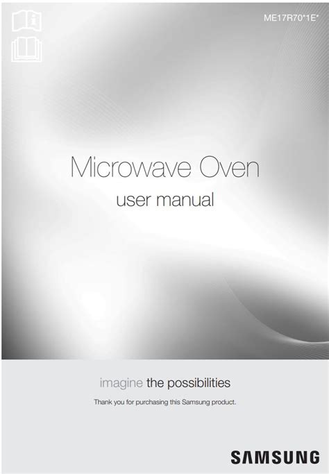 Read Online Samsung Microwave User Guide Manual 