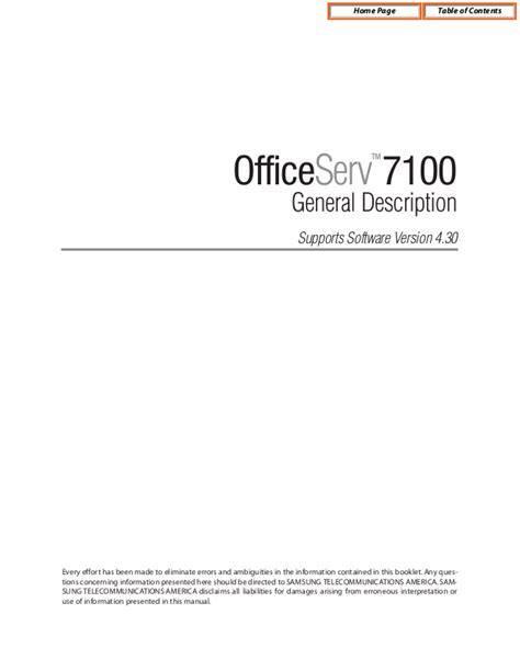 Read Online Samsung Officeserv 7100 User Guide File Type Pdf 