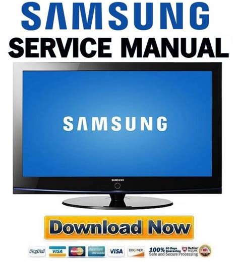 Read Online Samsung Pn50A400 Pn50A400C2D Service Manual And Repair Guide 