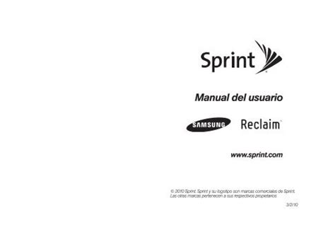 Full Download Samsung Reclaim User Guide 