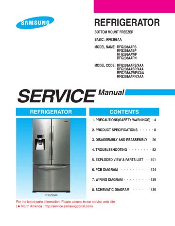 Read Samsung Rfg298 Service Manual 
