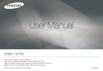 Download Samsung S860 User Guide 