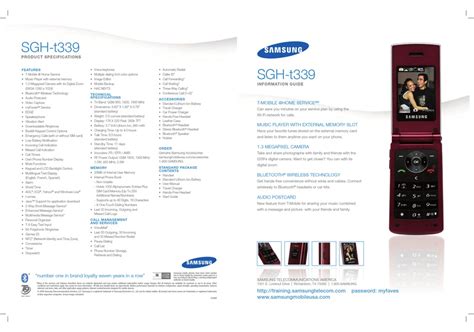 Full Download Samsung T339 User Guide 