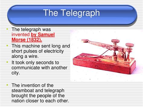samuel morse inventions before telegraph
