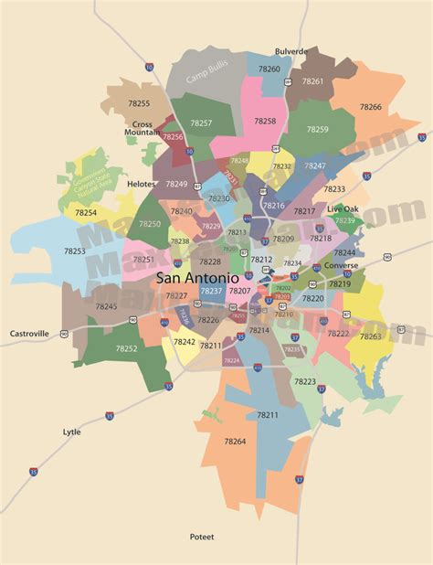 san antonio zip code texas