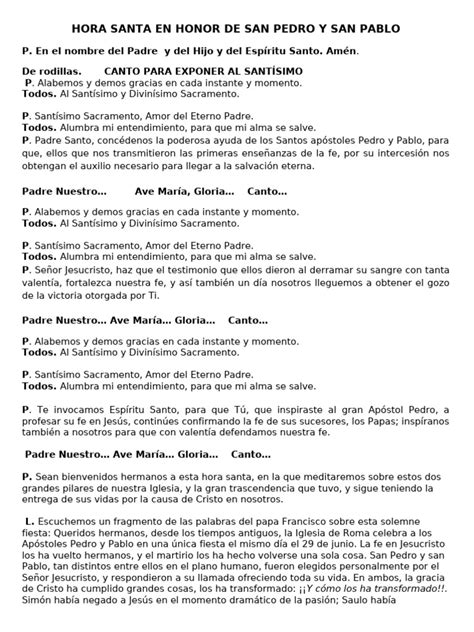 San Pablo Hora