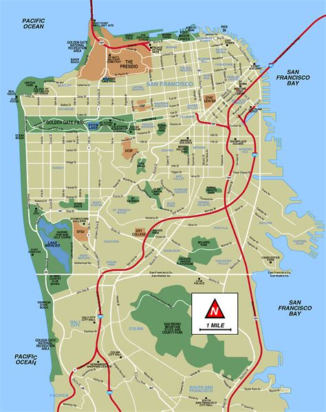 Read Online San Francisco Map Bay City Guide Bay City Guide San 