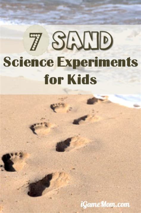Sand Science Experiment For Kids Childrens Experiments With Science Experiments At The Beach - Science Experiments At The Beach