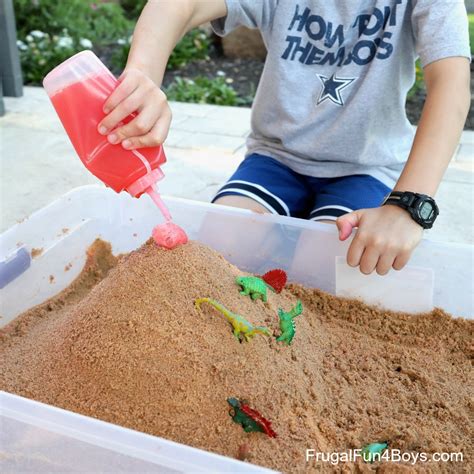 Sand Volcano Experiment Summer Science Activity For Beach Science Activities For Preschoolers - Beach Science Activities For Preschoolers