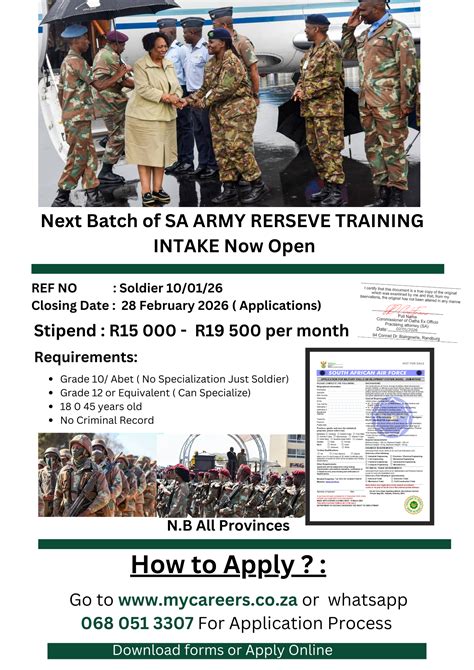 sandf 2015 career application closing date