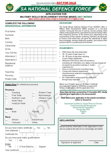 Sandf Application Form 2015 Online