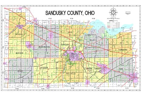sandusky ohio map