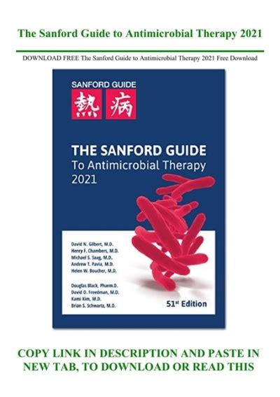 Full Download Sanford Antimicrobial Guide Free Download 