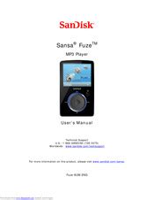 Download Sansa Fuse User Guide 