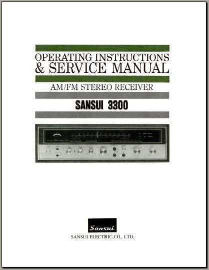 Download Sansui 3300 User Guide 