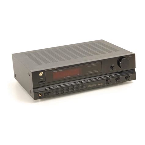 Read Sansui Rz 1000 User Guide 