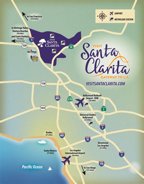 Santa Clarita Map