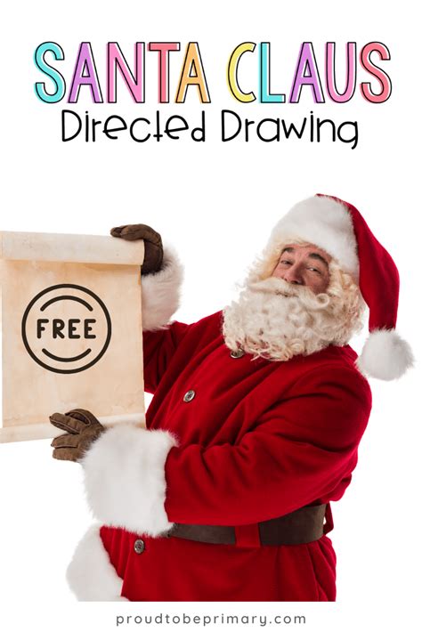 Santa Claus Drawing The Jolliest Art Activity Proud Directed Drawing Santa Claus - Directed Drawing Santa Claus
