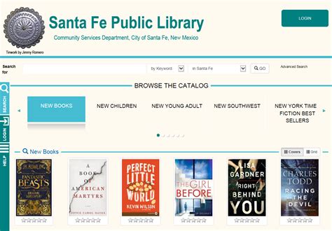 Santa Fe Library Catalog