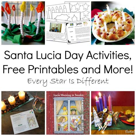 Santa Lucia Day Activities Free Printables And More St  Lucy Preschool Worksheet - St. Lucy Preschool Worksheet