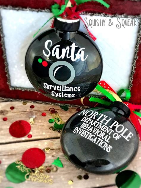 Santa Ornament With Glitter