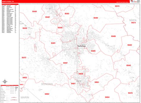 santa rosa california zip code