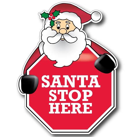 Santa Stop Here Sign Free Printable Loving Living Printable Christmas Door Hanger - Printable Christmas Door Hanger