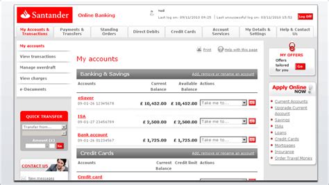 Santander Online Banking