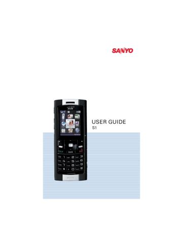 Read Sanyo S1 User Guide 