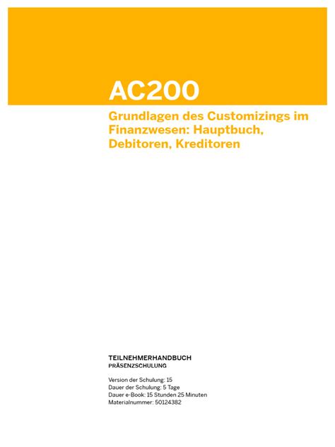 sap ac200 deutsch