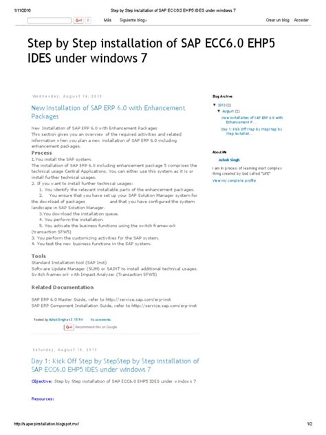 Sap Ecc6 Installation Guide Windows