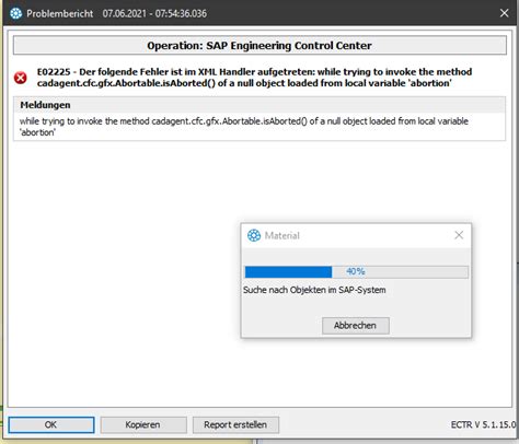 Sap Ectr An Error Occured In The Cad Rename Process