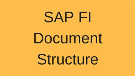 Sap Fi Functional Design Document