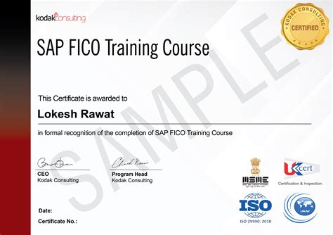 Sap Fico Certification