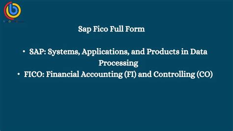 Sap Fico Full Form