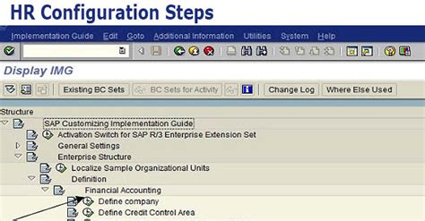 Sap Hr Configuration Guidelines